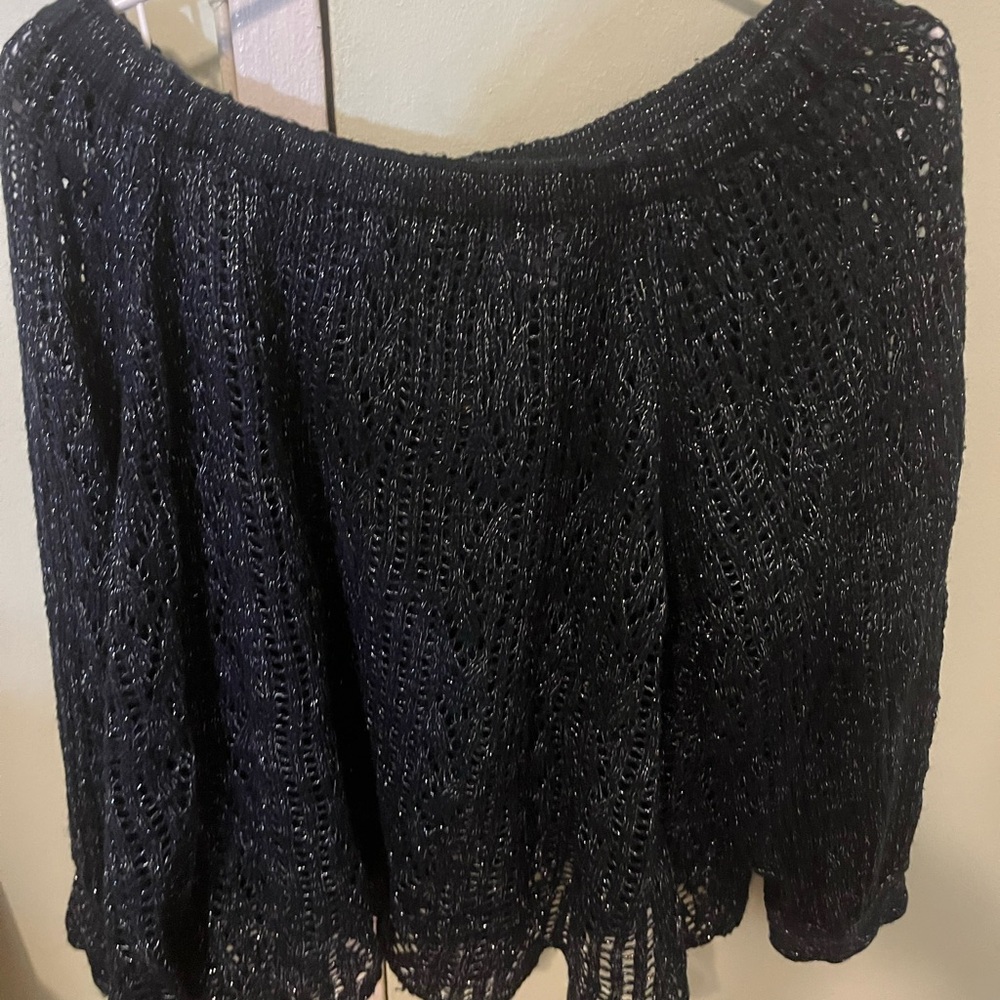 Chic Black Women's Knit Sweater